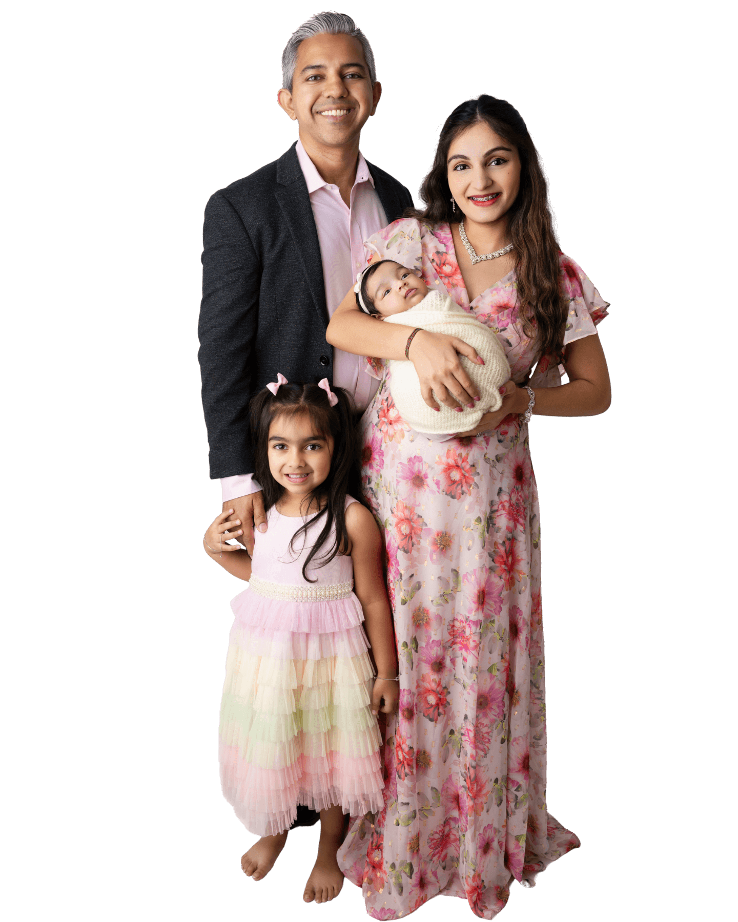 Zariyan Stark with family